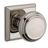 Traditional Double Dummy Door Knob with Traditional Square Rose