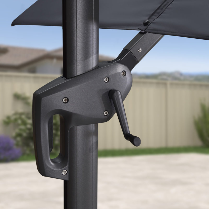335cm Cantilever Parasol, Grey