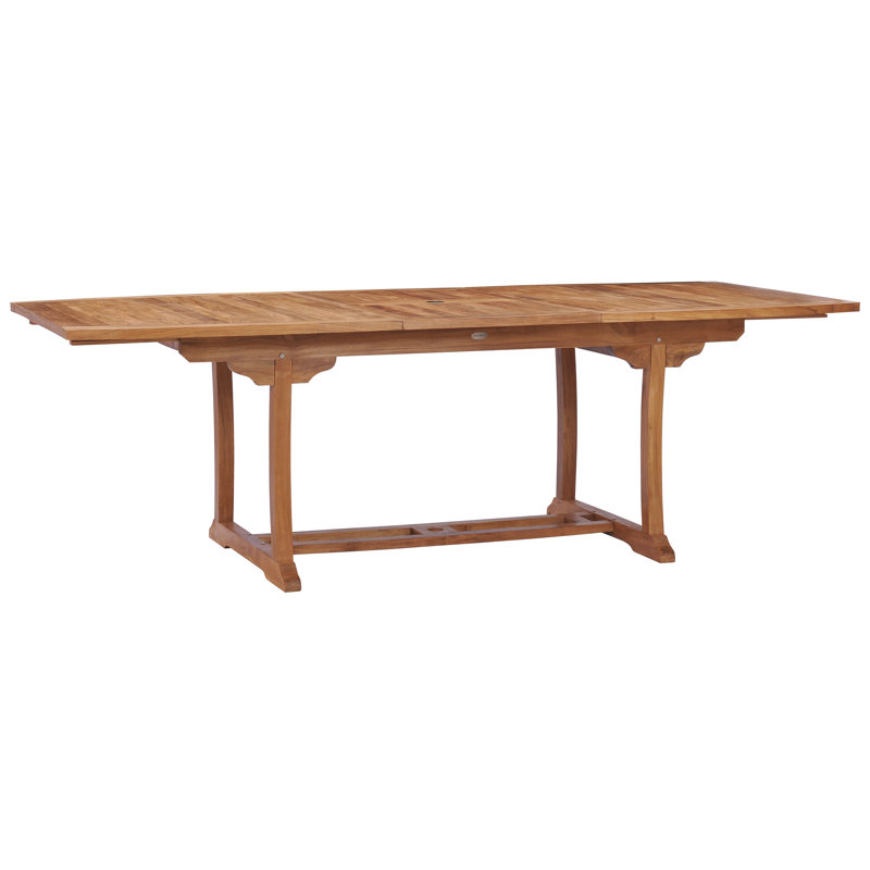 Table de salle à manger extensible en bois massif Daina