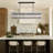 10-light Dimmable Kitchen Square / Rectangle Chandelier with Crystal Accents (Bulbs Included)-1247361213