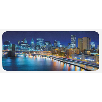 Modern & Contemporary Polyester Kitchen Mat