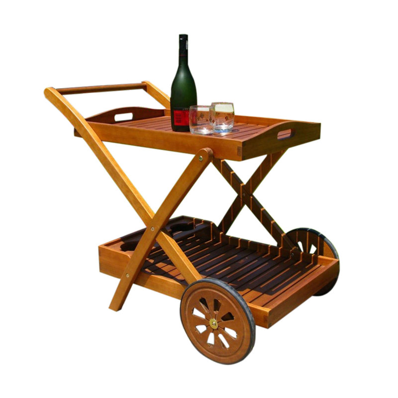 Weathers Wood Bar Cart