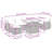 Vidaxl Garden Sofa Set Black