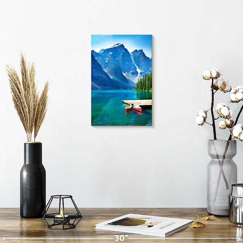 Alvord Canoe Dock au lac Banff, H 12 po x l 8 po