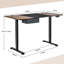 Adjustable Metal Base Computer Desk