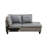Faux Leather L-Shaped Sectional Left Hand Facing-81407055-87463985