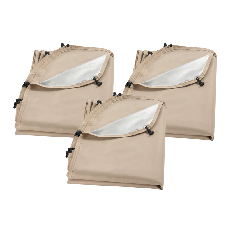 Sun Shade Sail Canopy Covers, Fit for 15 x 13.8 ft Screen House Tent, Sun Protection, 5.51 x 5.25 ft 300D Oxford Silver-Coated Fabric(Not Include Tent), for Outdoor Activities, Beige