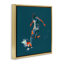 Art mural sur toile flottant "Winning soccer soccer" gris par Lazar Studio