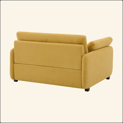 50*43" Oversized Chenille Single Sofa Chair,Wide And Deep Seat Accent Chair,Modern Upholstered Comfy Armchair,Color Blocking Couch Lounge With Pillows For Living Room,Apartment,Bedroom,7 Colors