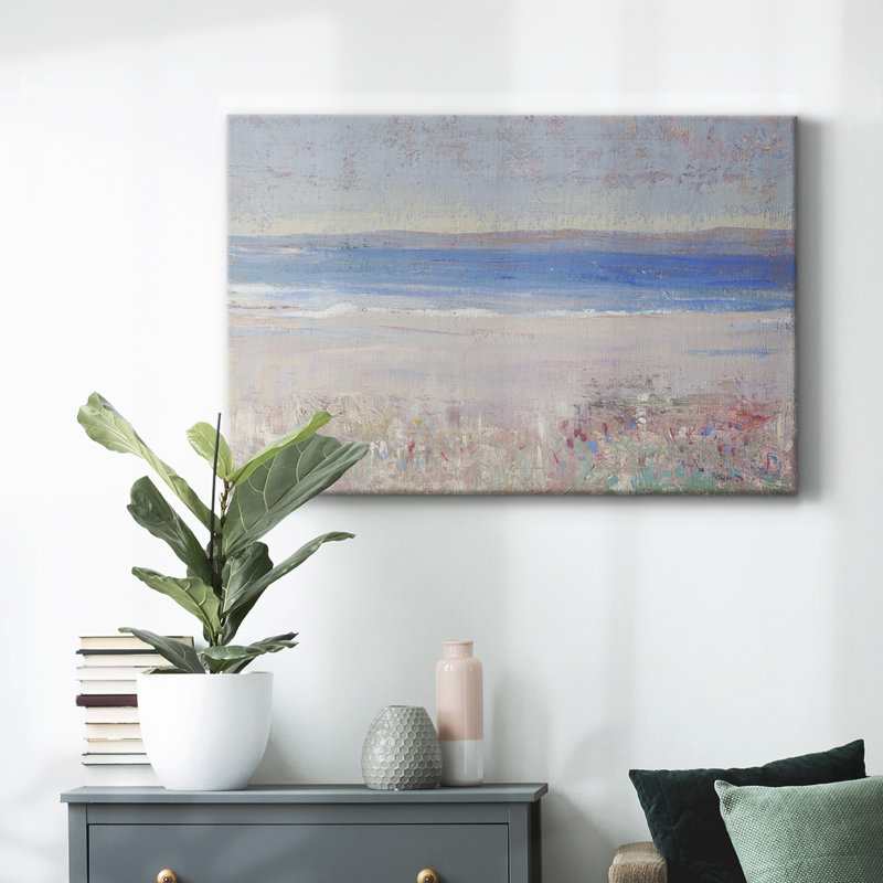 Beach Textures II - Toile tendue avec châssis, H 40 po x l 60 po