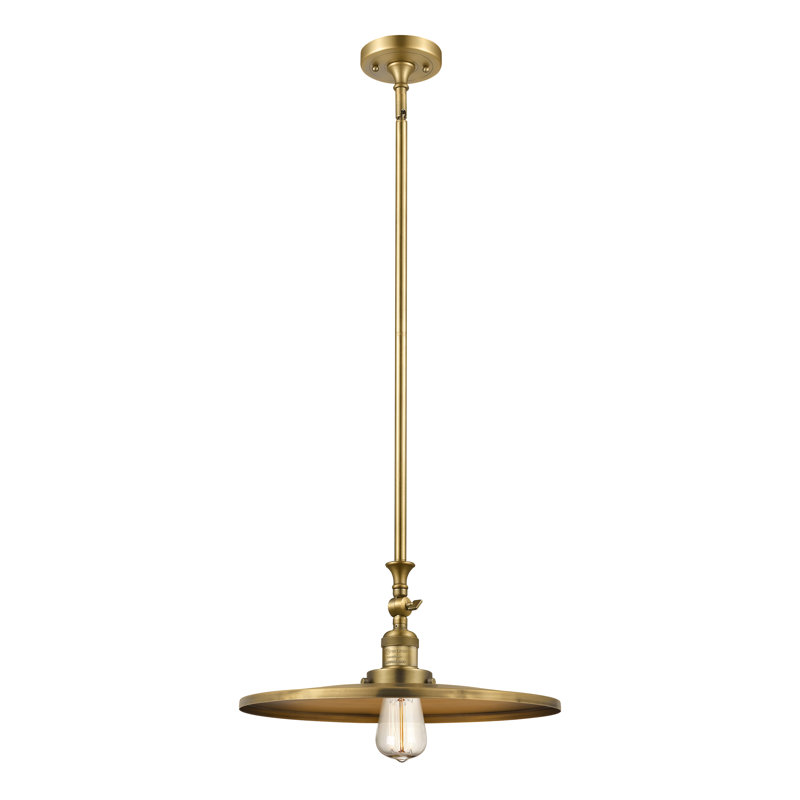 Luminaire suspendu conique à 1 lumière Rouvin