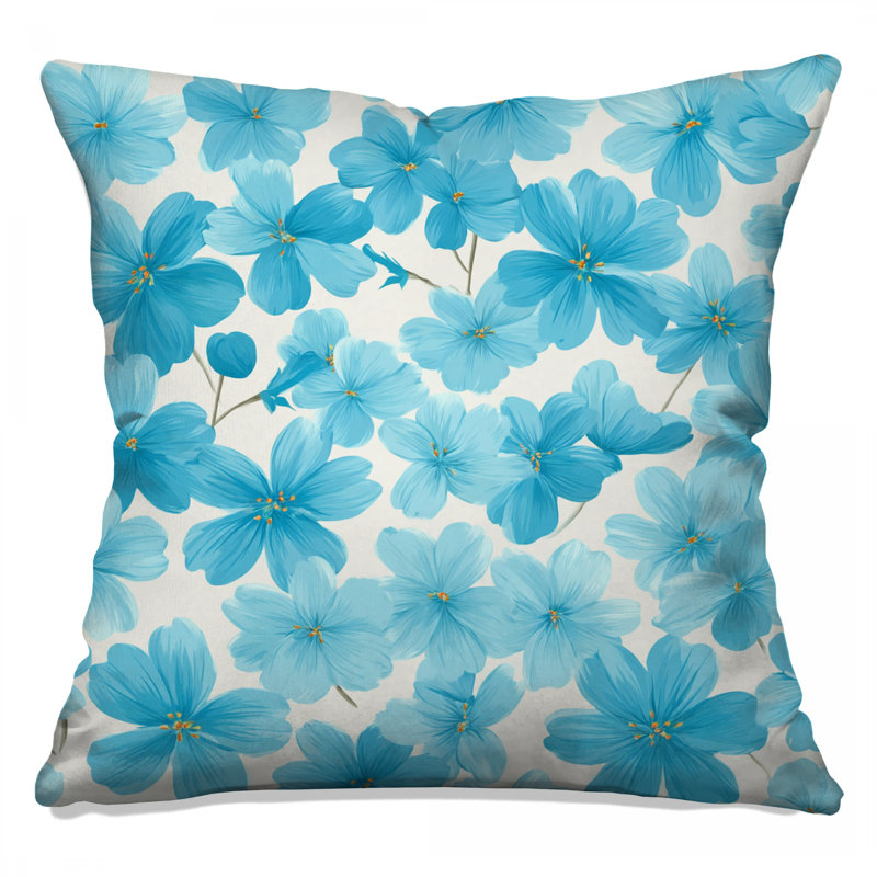 Coussin Floral, 20 po x 20 po