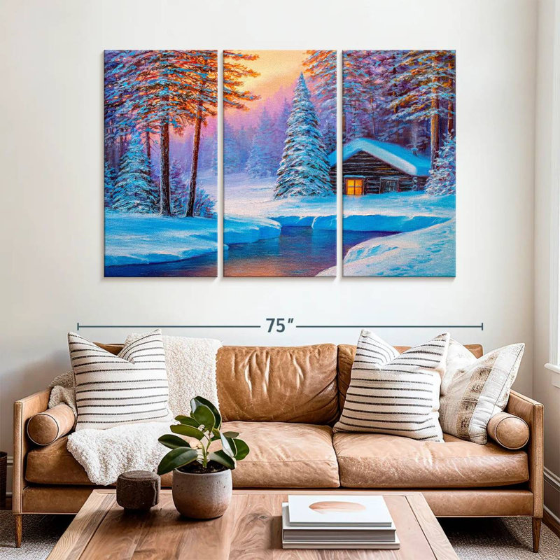 Alvord White Christmas, 42" H x 65" W