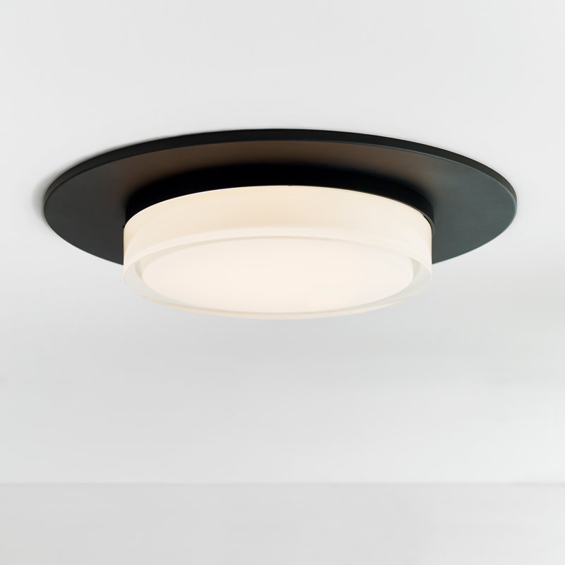 Sen 1 - Light LED Flush Mount, Nightshade Black