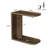 C-Shaped End Table, Solid Wood C Table For Sofa