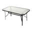 Aundreia 7-Piece Stackable Patio Dining Set with Glass Top Table-980595070