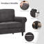 Ensemble de salon rembourré 3 pièces Luelle-123137240
