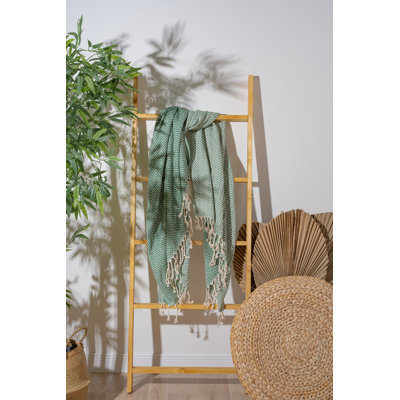 Luxueuse serviette de plage 100% coton Fouta, 39,4 po x 70,9 po | Doux et léger, 7,9 oz / pied carré | Idéal pour la plage, la piscine et le spa | Séchage rapide, entretien facile - lavage délicat à 104 ° F, séchage par culbutage à basse température