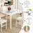Hadessah 4 - Person Four Leg Base Dining Set-2138993294