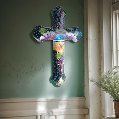 Hand Crafted Talavera Cross