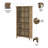 Khadesha 3 Piece Computer Desk Office Set-69038864