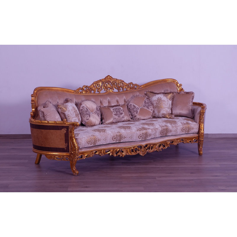 Maggiolini Sofa, Gold/Beige/Light Brown, Brown