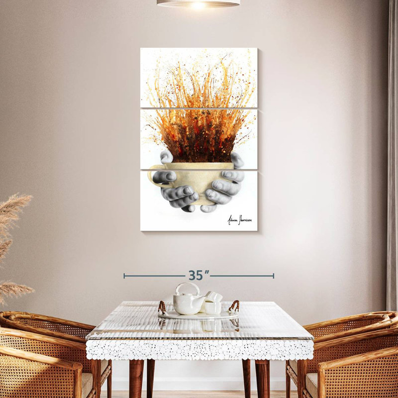 Yarlin Coffee Coffee Coffee, 45" H x 28" W