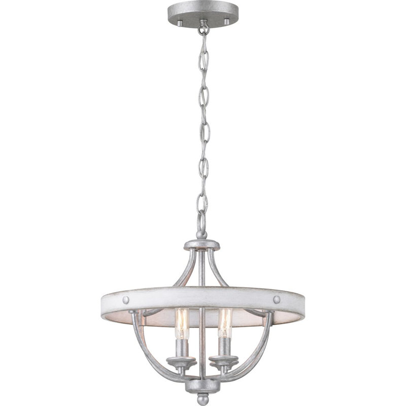 Eidanas Semi Flush Mount, Galvanize