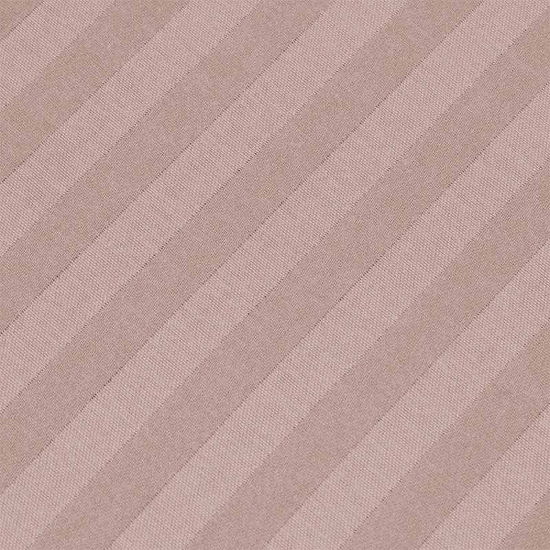 Microfiber Striped Fitted Sheet, Single (3'), Pink