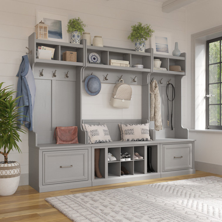 Kierra Hall Tree with Bench and Shoe Storage