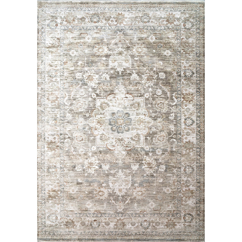 FLARE 14740-891 BEIGE/GREY/IVORY, Rectangle 7'10" x 10'