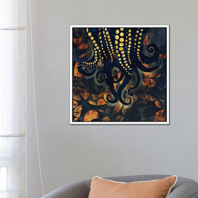 Metallic Ocean I - Print on Canvas