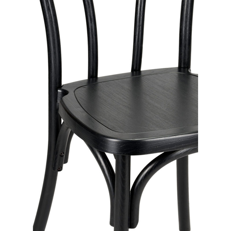 Bentwood Resin Standard Seat, 2 Chair Bundle By Chivari, Black