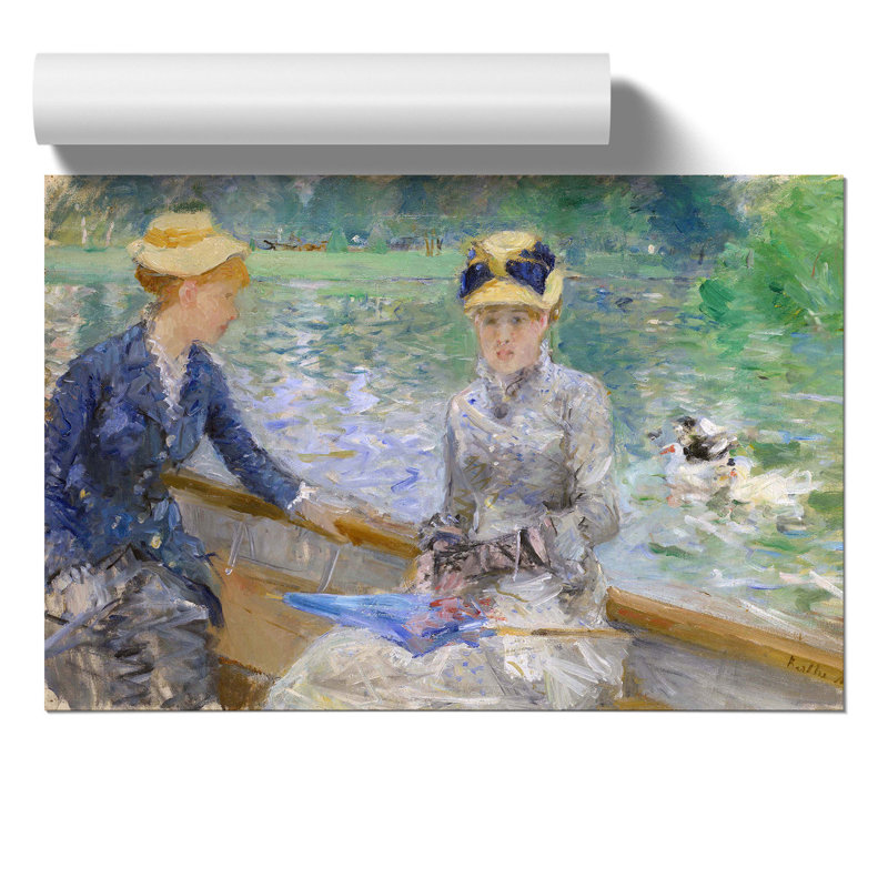 Summers Day by Berthe Morisot - Frameless Print, 42cm H x 59cm W x 0.1cm D