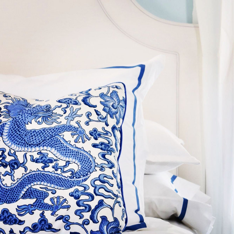 Oriana Linen Square Pillow Cover & Insert