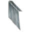 Arche de jardin en aluminium avec barrière-114351243