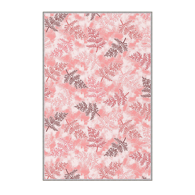 Elegant 3D Printed Area Rug, 4.6 x 7.2 ft | 100% Polyester, 0.31 in Pile Height, Antibacterial | Non-Slip PVC Felt Dot Underside, Machine Washable, Perfect for Living Room or Bedroom, Durable & Stylish Design