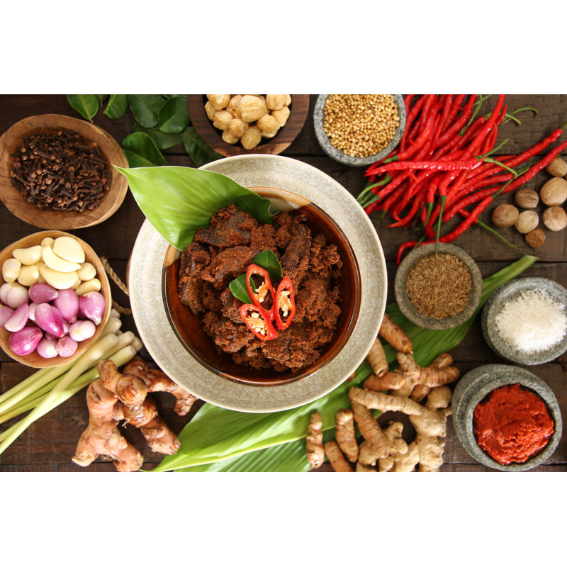 Traditional Spices - Wrapped Canvas Print, 51cm H x 76cm W x 3.8cm D