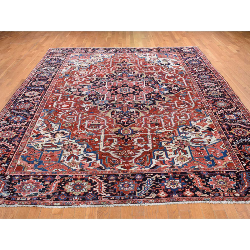 Tapis unique en laine Shariqa