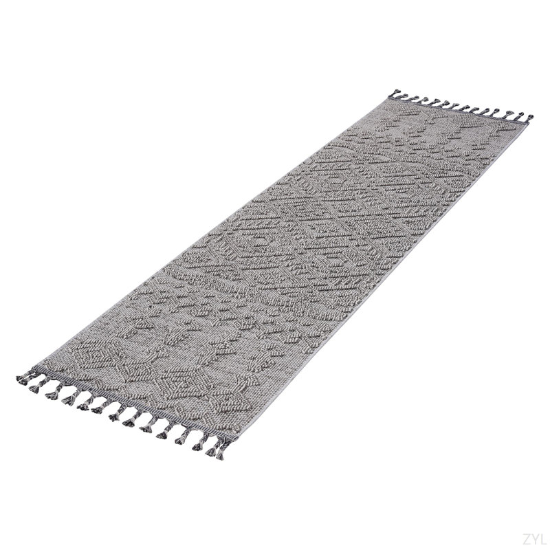 LOOM & LUXE Collection 2X8 Indoor/Outdoor Area Rug, Runner 2'2" x 8'