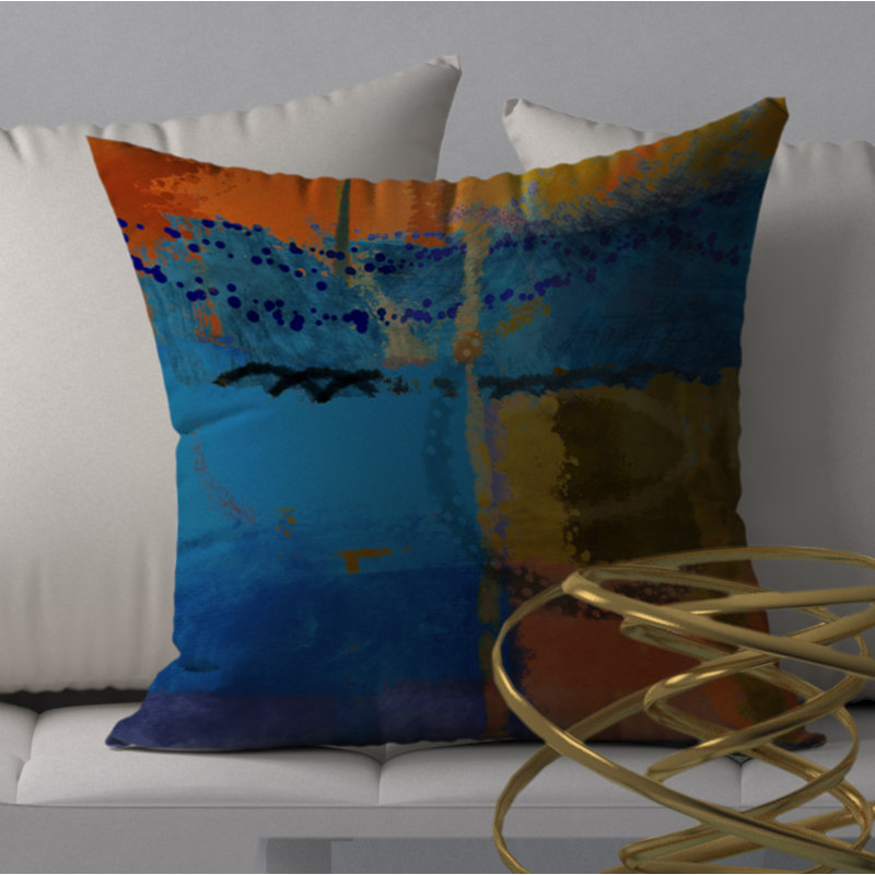  Housse et insert de coussin carré Royal Spectacular, 18" x 18"