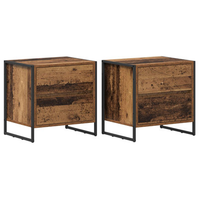 50cm W Manufactured Wood Bedside Table