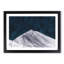 Snow Covered Mountain Ridge - Picture Frame Painting Print-56705255-56705257