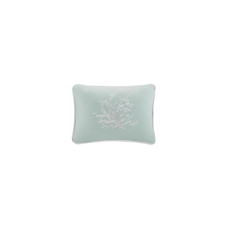 Coastline Cotton Throw Pillow