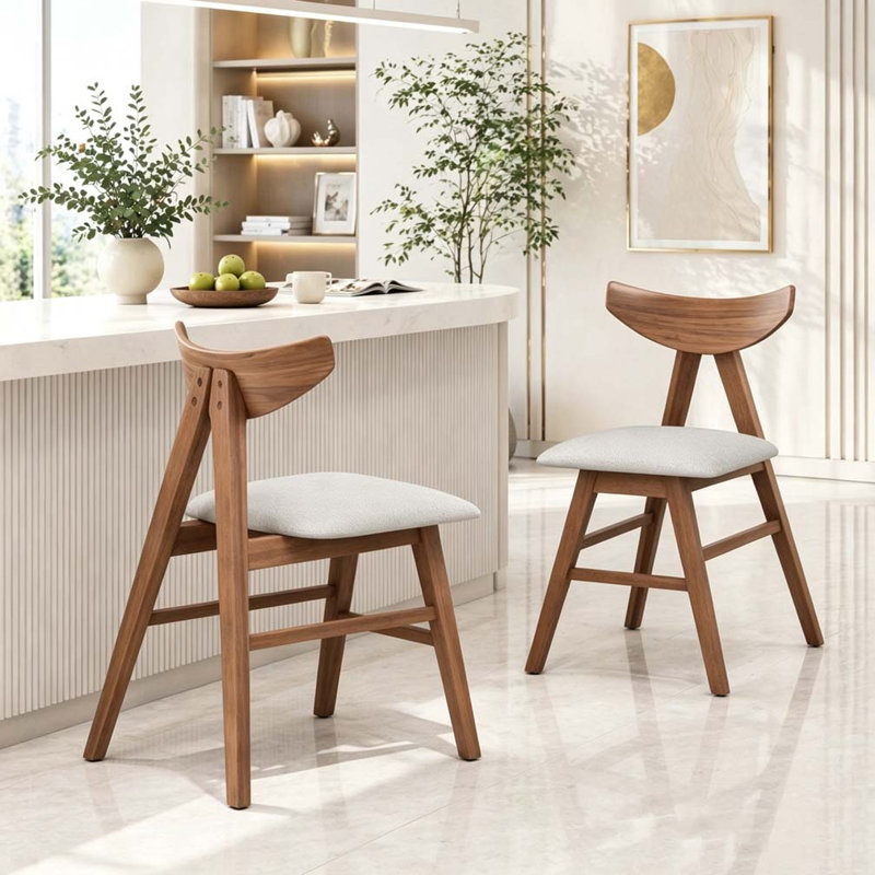 Chaise de salle à manger, Beige clair