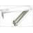 Universal Window Air Conditioner Bracket - 1Pc Light/Medium-Duty Window AC Support - Support Air Conditioner Up To 85 Lbs. - For Up To 11000 BTU AC Units (MD 1PC ACB) (1, LIGHT - MEDIUM DUTY- ONE ARM)