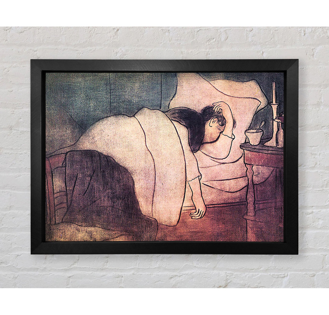 Joseph Rippl-Ronai Lady In Bed von Joseph Rippl-Ronai - Einzelne Bilderrahmen Kunstdrucke