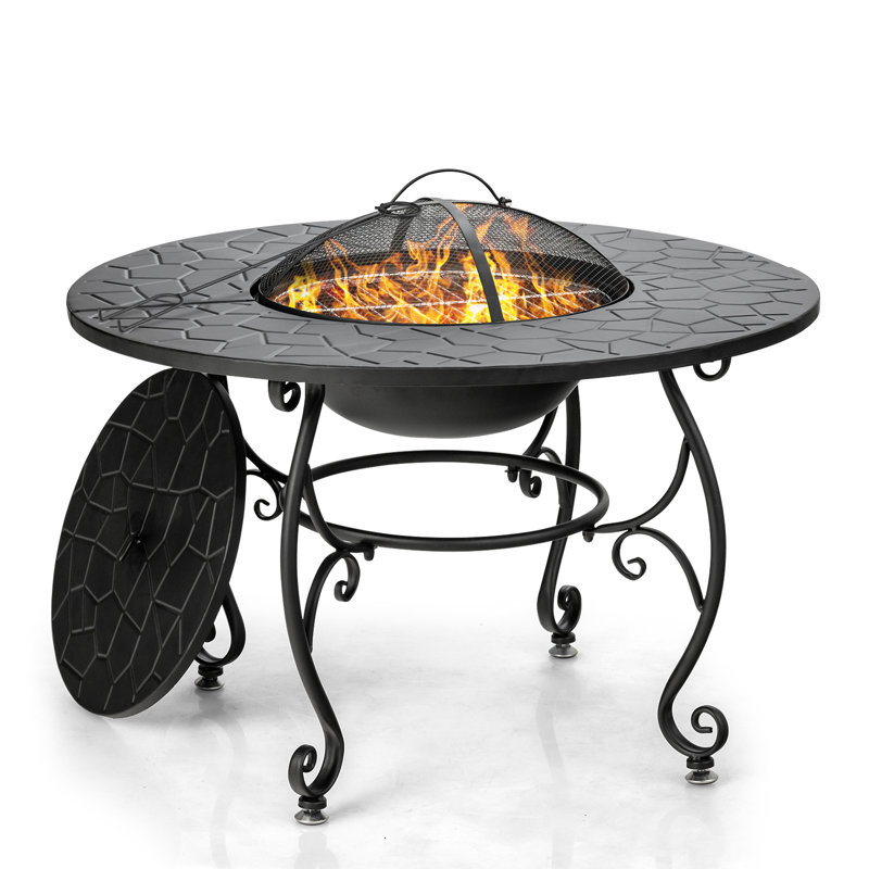 Foland Round Iron Smokeless Fire Pit