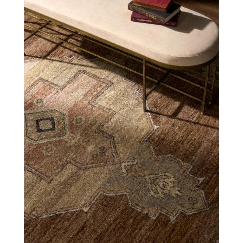 Malayer Handmade Silk Moroccan Area Rug, Rectangle 6' x 9'