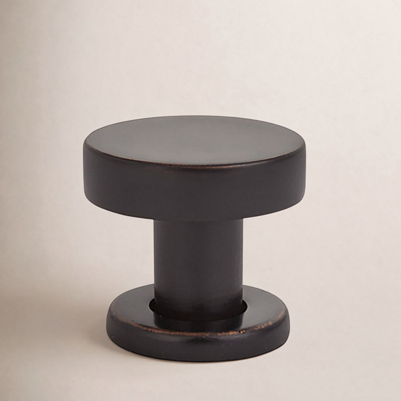 Poignée champignon Cadet, H 1 po x l 1 po x P 1,12 po, Bronze huilé